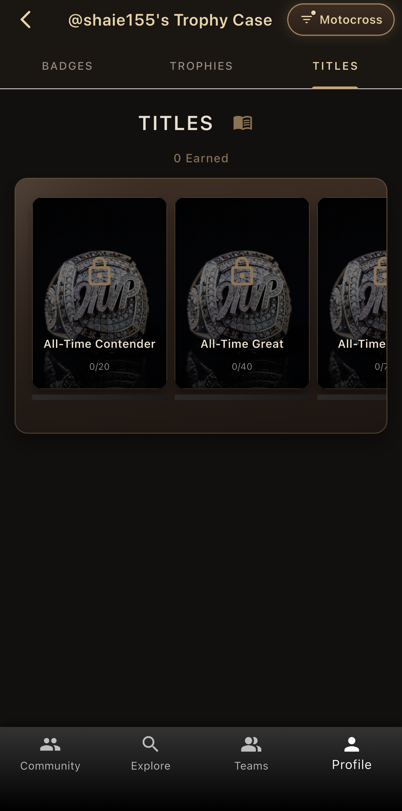 Titles and championship rings